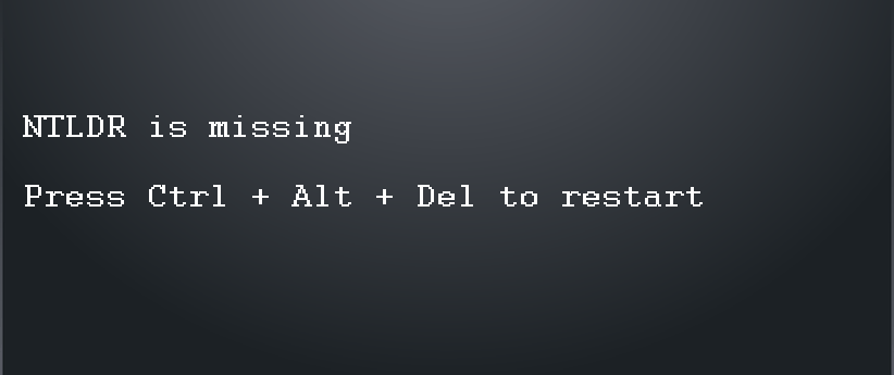 How to Fix NTLDR is Missing