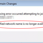 How to Fix “The specified network name is no longer available” Error