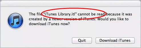 Fix: The File “iTunes Library.itl” annot be read. Easily!