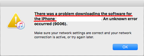 There was a problem downloading the software for the iPhone [SOLVED]