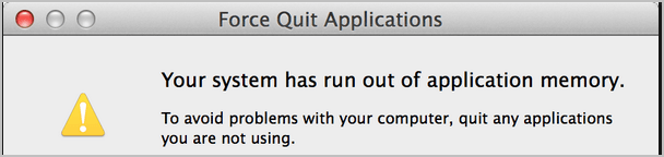 Solved: Your system has run out of application memory Solved: Your system has run out of application memory
