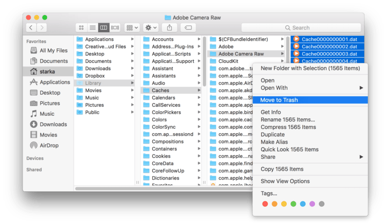 how to clear up disk space on macbook air