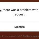 Sorry There Was a Problem with your Request Instagram [FIXED]