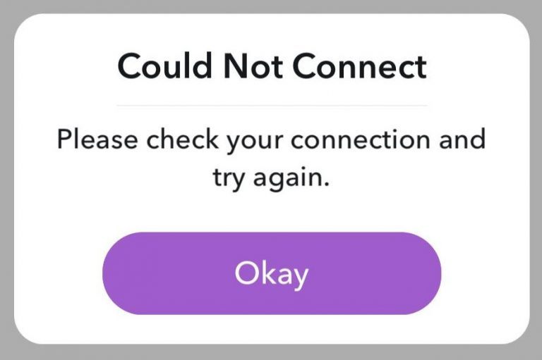 How to Fix Snapchat Could Not Connect Error