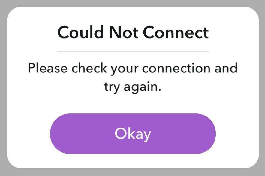 How to Fix Snapchat Could Not Connect Error