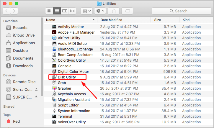 format a usb drive for os x safe mode