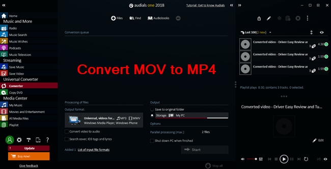 Easy to Convert MOV to MP4