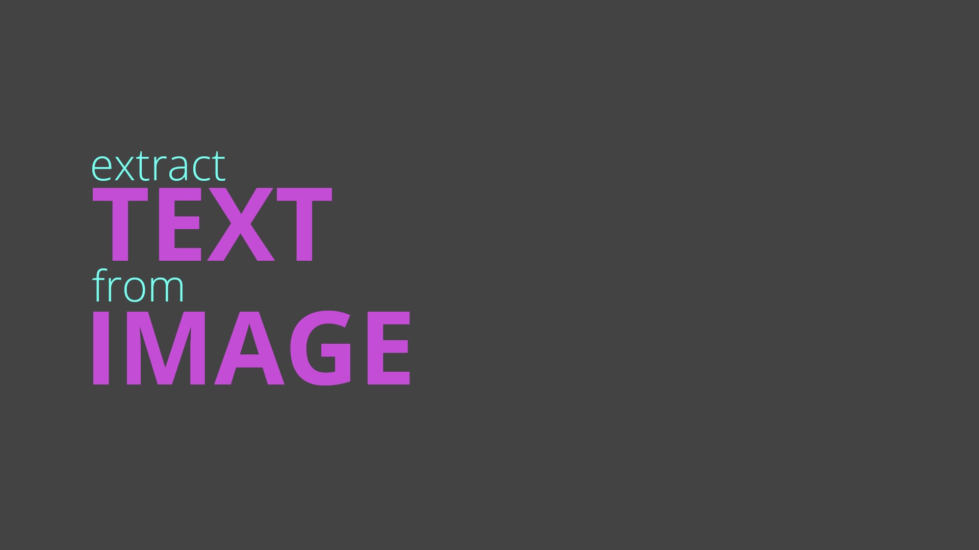 text extractor from image text extractor from image