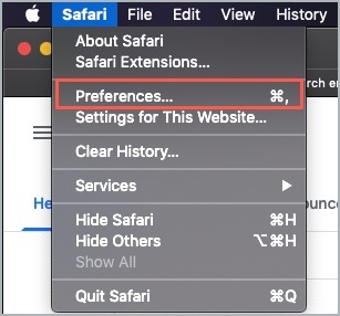 enable private browsing safari mac