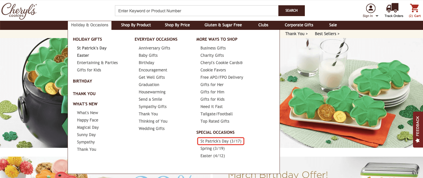 Get Cheryl's Cookies 25 OFF Coupon for St Patricks Day 2020 Super Easy