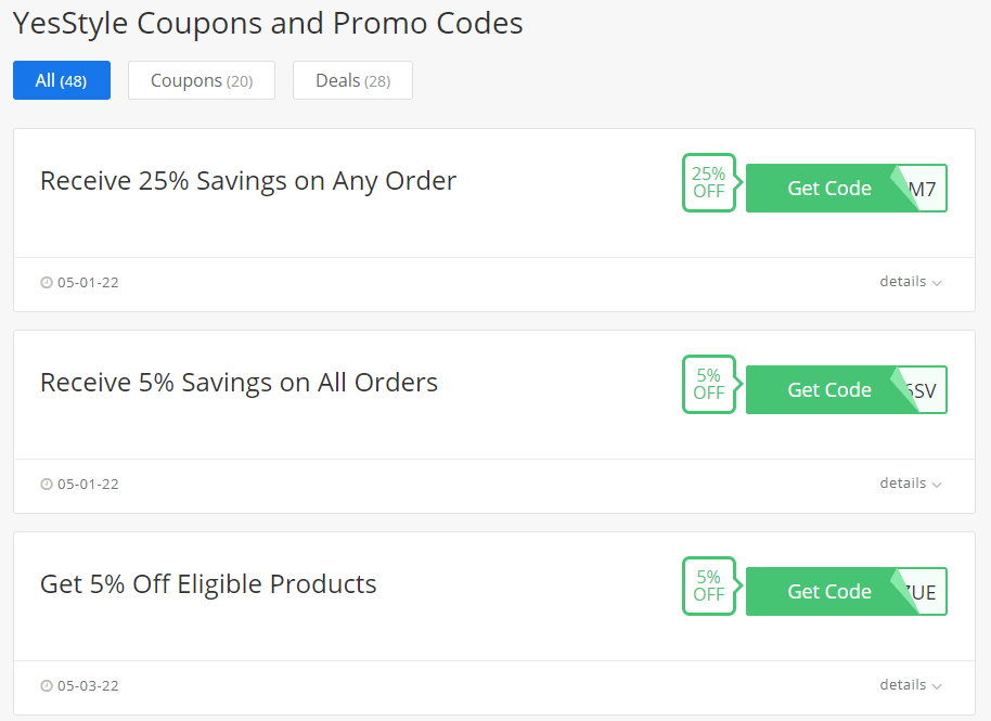 25 YesStyle Coupon Codes Deals 2022 Verified Super Easy 25 YesStyle Coupon Codes Deals 2022 Verified Super Easy