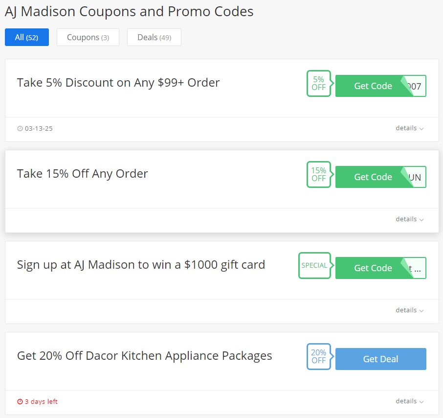 [VERIFIED] AJ Madison Promo Codes 100 Work Super Easy