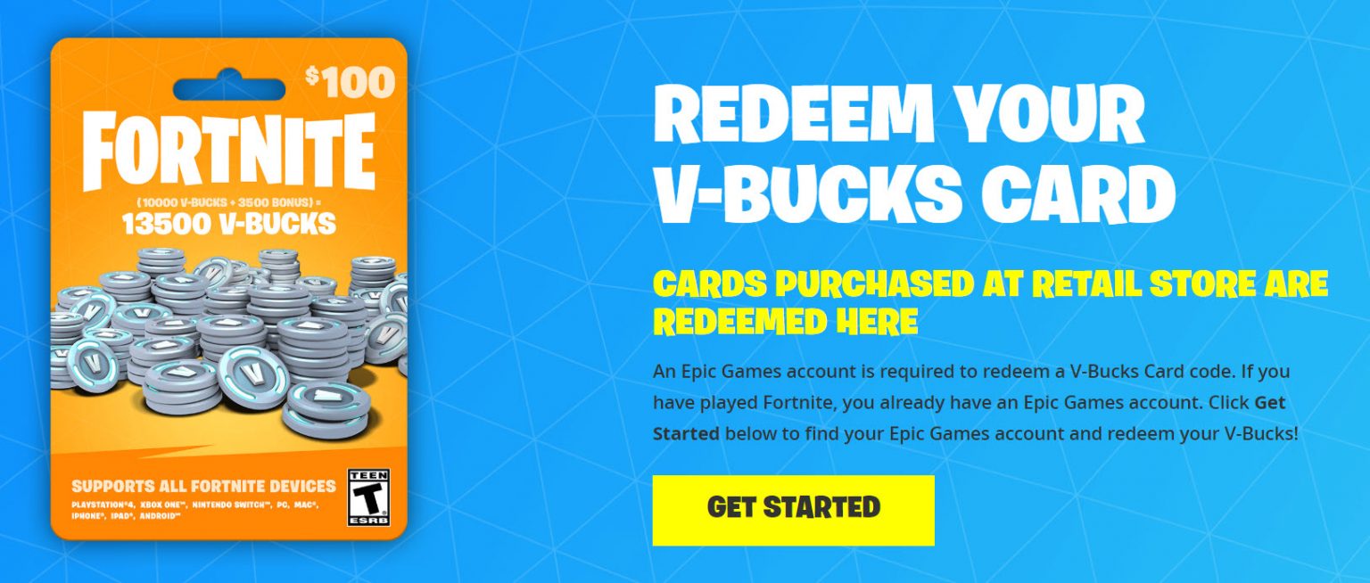 fortnite redeem codes free