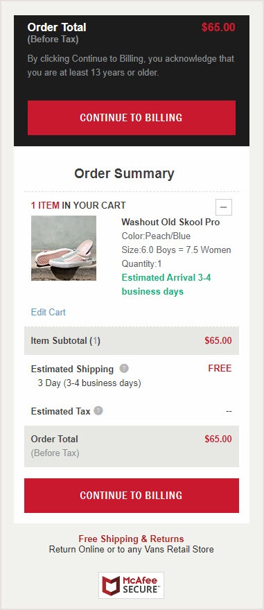 free vans coupon code