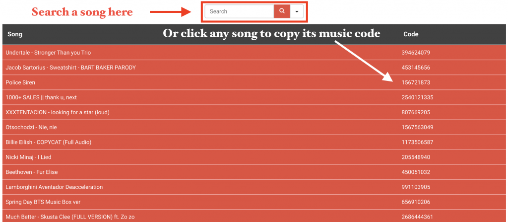 Roblox Music Codes Complete List Of Over 600 000 For July 2021 Super Easy - roblox music codes complete list of roblox song searcher Roblox Music Codes Complete List Of Over 600 000 For July 2021 Super Easy - roblox song searcher