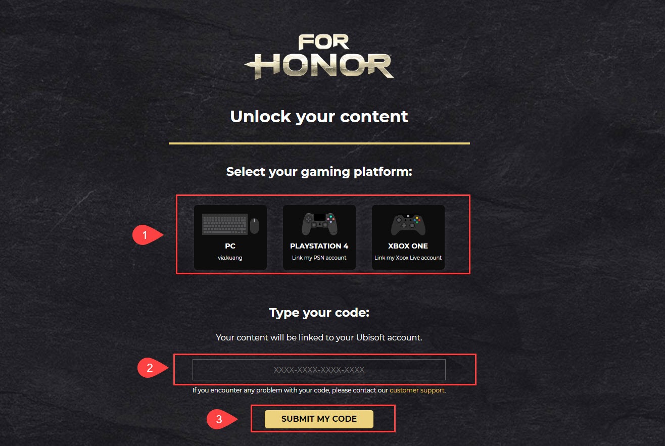 For honor redeem codes