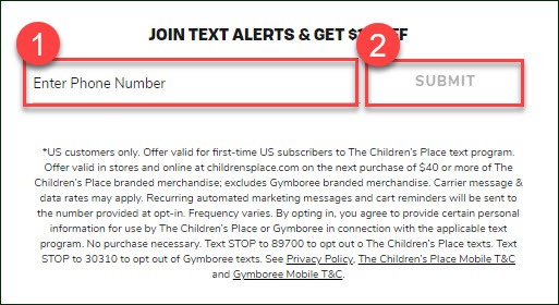 Children's place coupon may