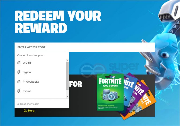 Fortnite Redeem Codes For InGame Item 2024 Guide Super Easy