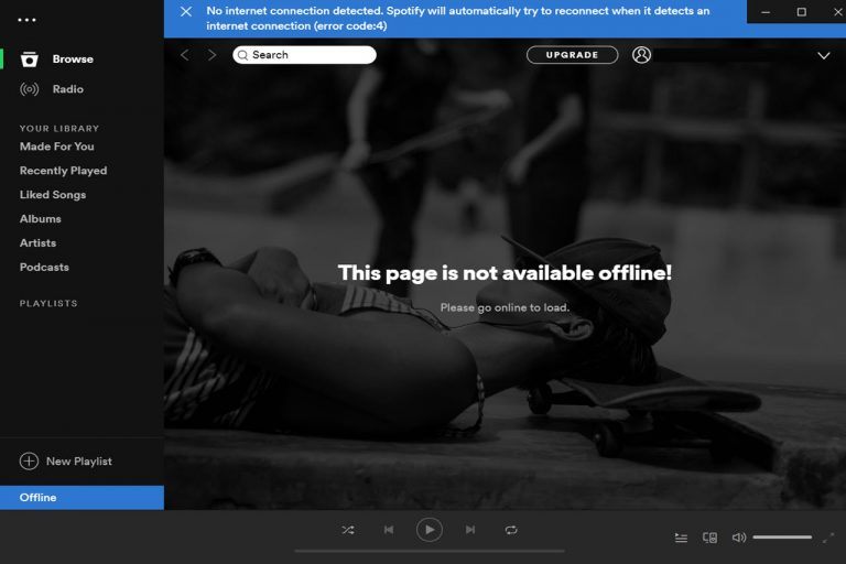 spotify error code 4 spotify error code 4