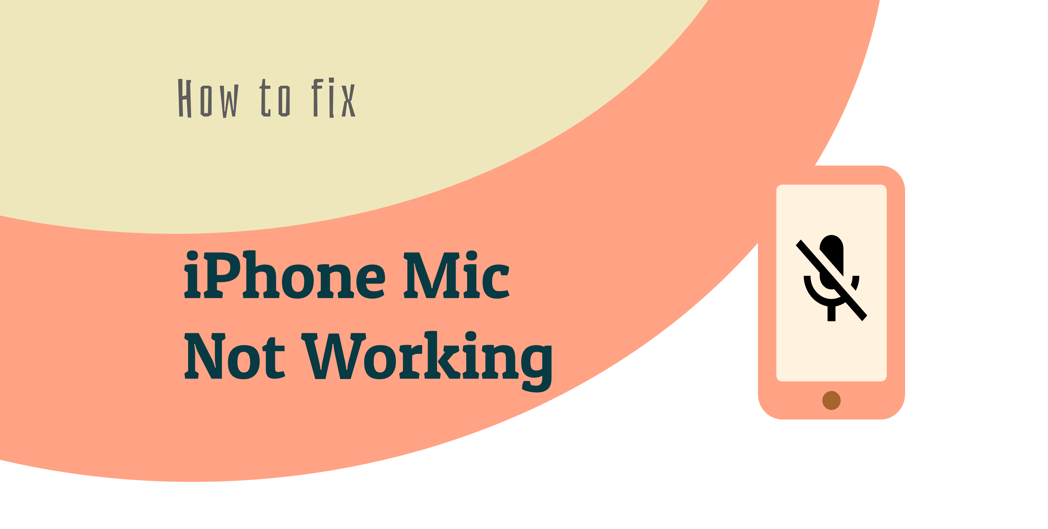 iPhone Mic not working? Here's the fix!
