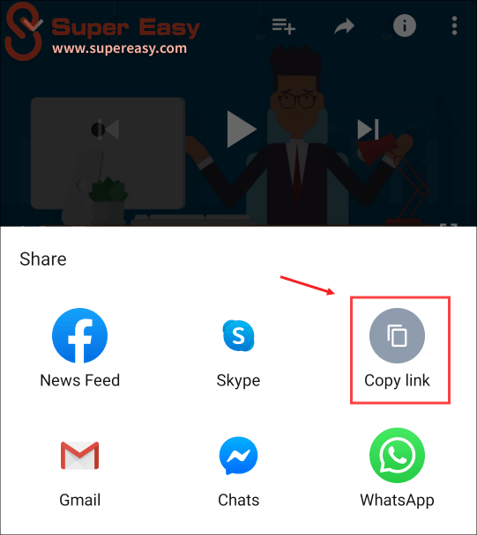 share Youtube video at specific time mobile app