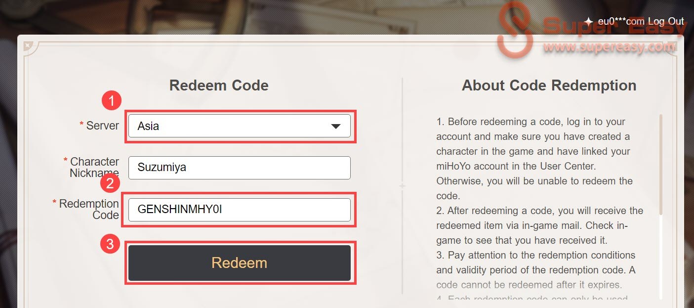 New] Genshin Impact Promo Codes (Asia, EU, US) December 2023 - Super Easy