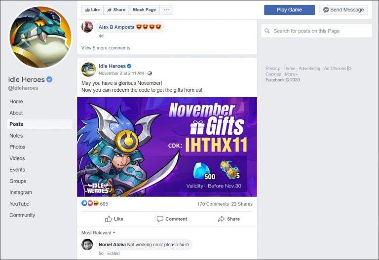 [Updated] Idle Heroes Codes Full List January 2024 Super Easy