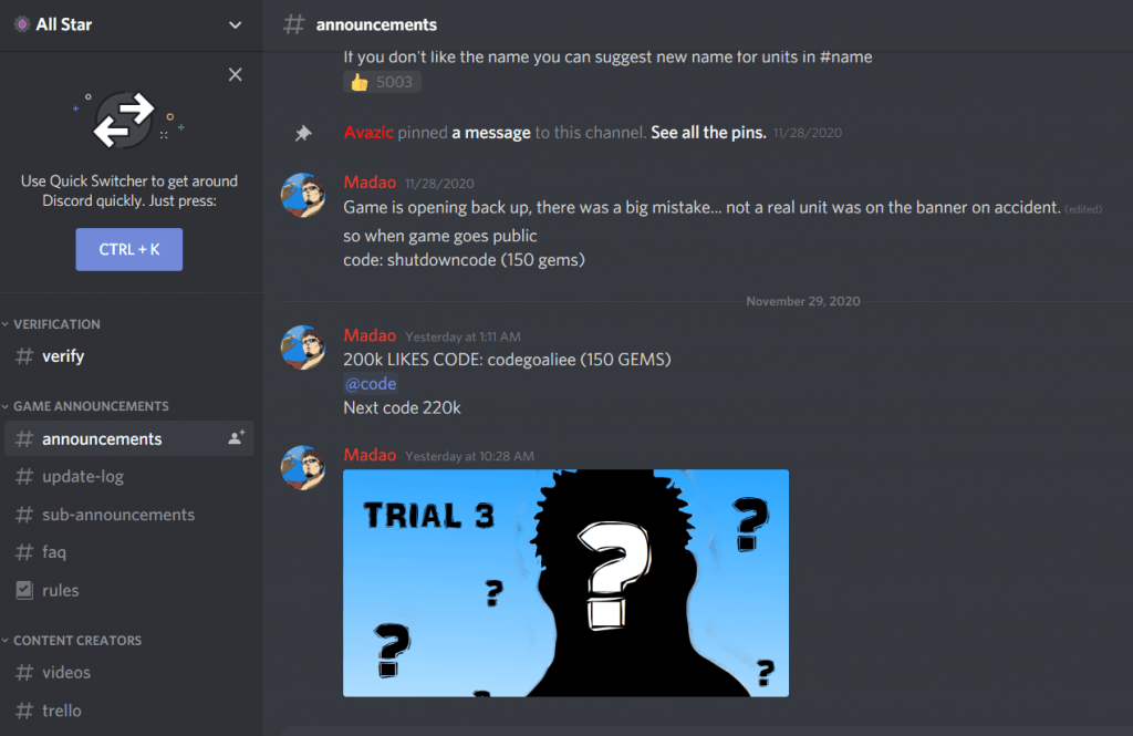 Codes For All Star Codes For All Star