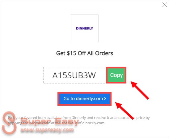 Dinnerly promo code