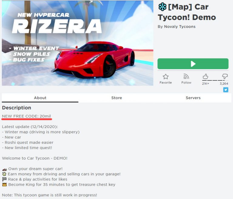 [New] Roblox Car Tycoon codes 2024 Super Easy