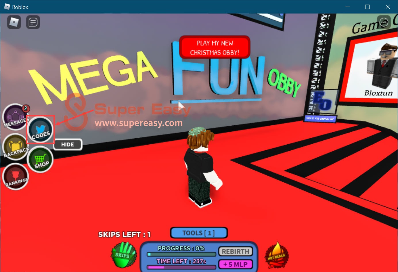 [New] Roblox Mega Fun Obby codes April 2023 Super Easy