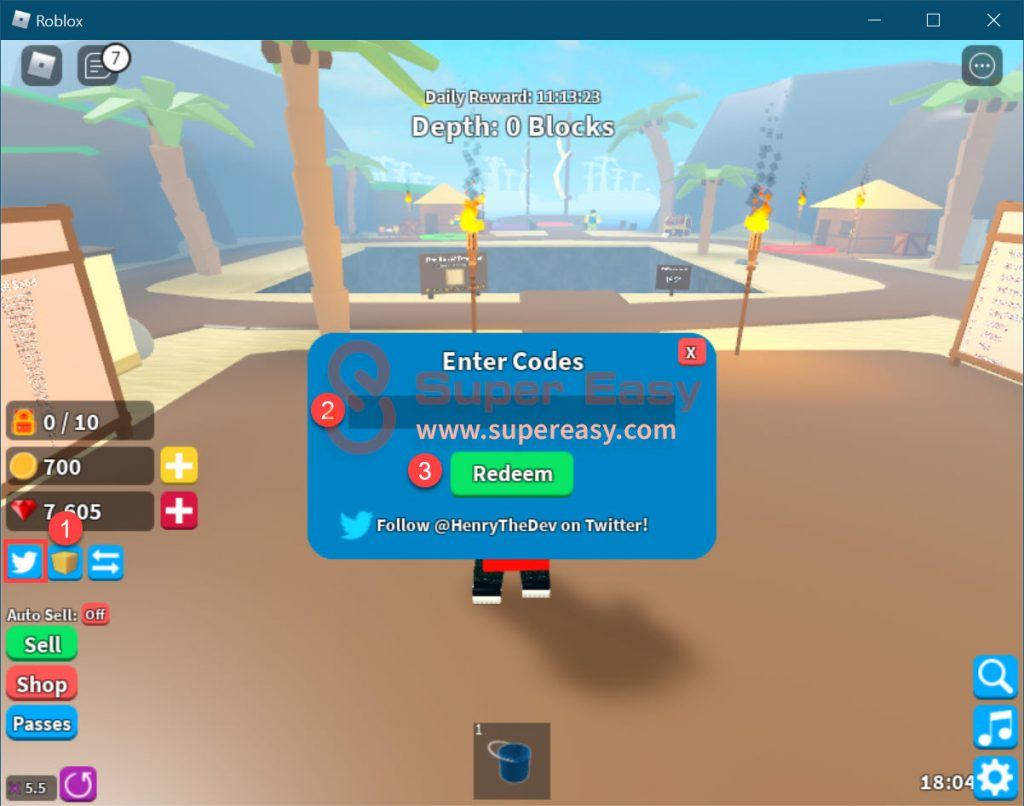 [New] Roblox Treasure Hunt Simulator codes 2024 Super Easy