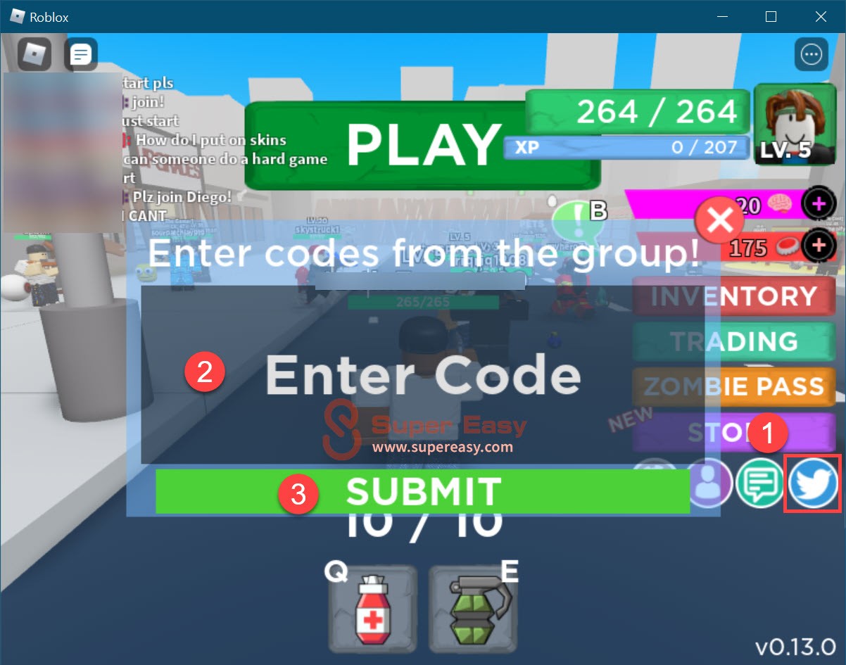 Redeem Latest Roblox Zombie Strike codes