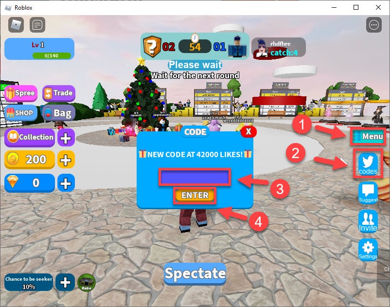 New Roblox Hide And Seek Transform Codes July 2021 Super Easy - hide seek roblox