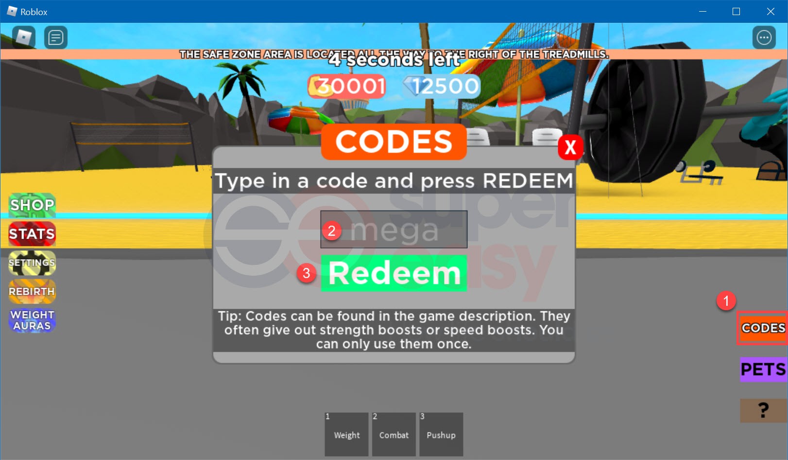 How to redeem latest Body Building Simulator codes