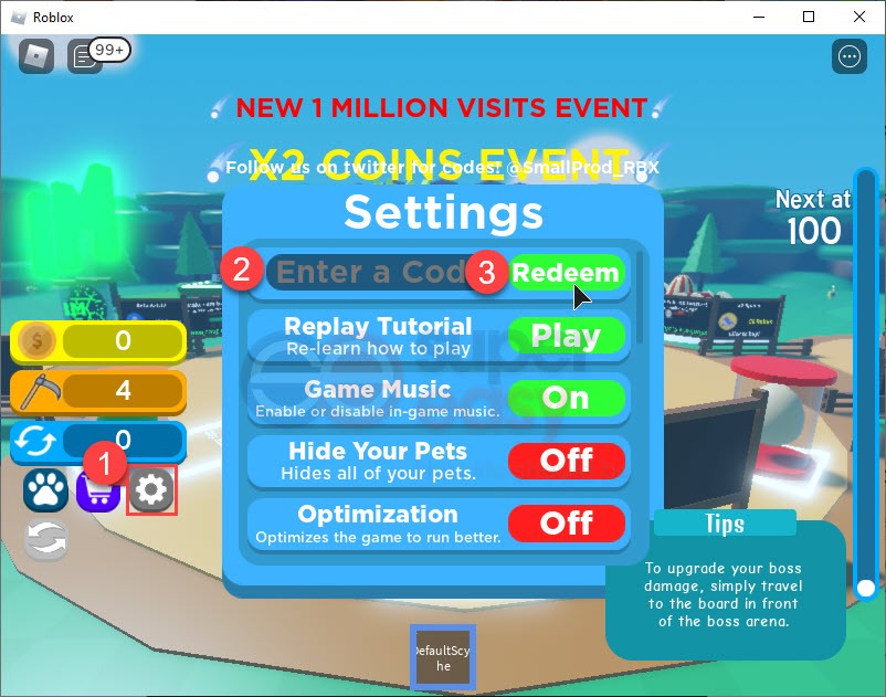 How to redeem latest Scythe Simulator codes