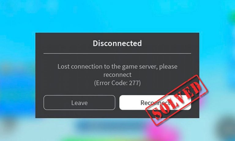 [SOLVED]-Roblox Error Code 277