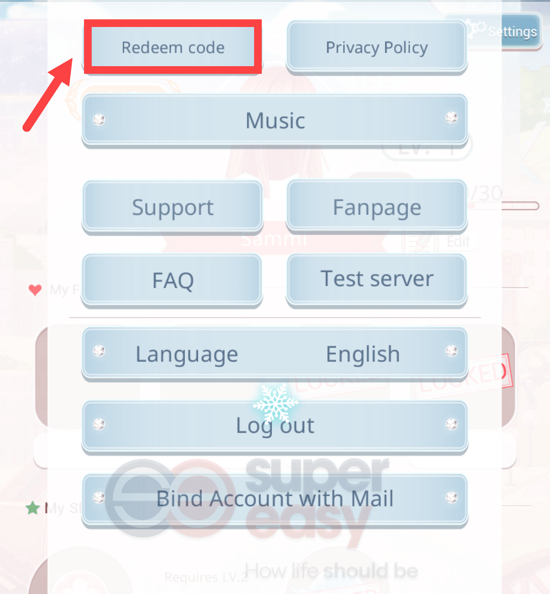 how to redeem a code in Love Nikki-Dress UP Queen