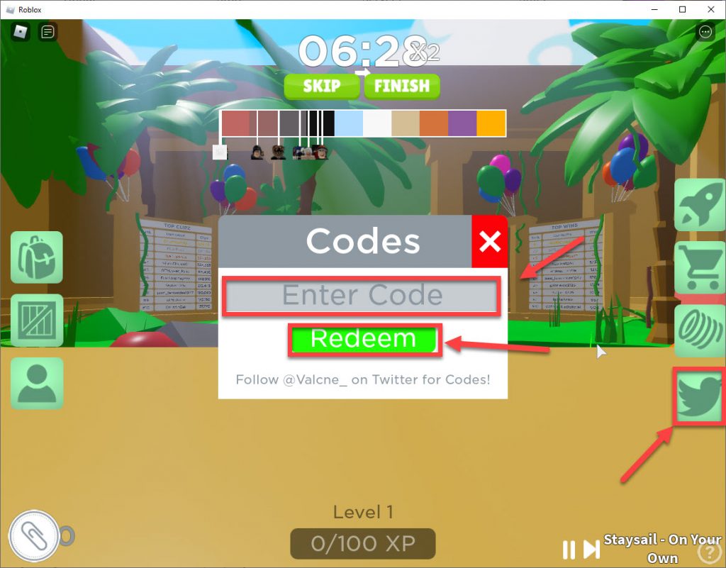 New Roblox Corridor Of Easy Codes July 2021 Super Easy - roblox twitter code for bird