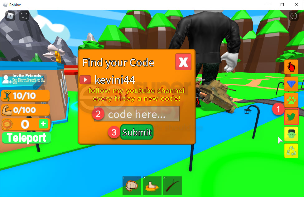 New Muscle Buster Codes Jul 2021 Super Easy - 10 invites 800 robux