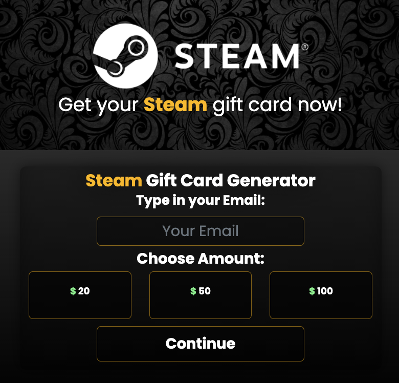 steam code generator no verification or survey