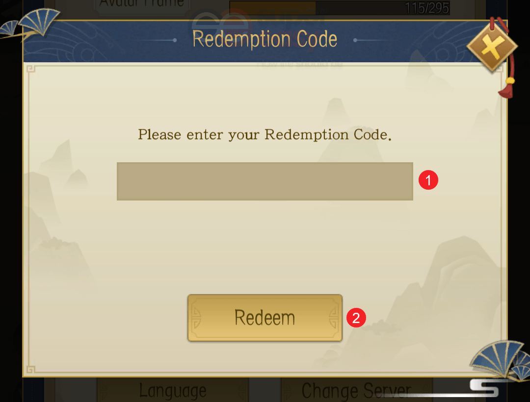 how to redeem a code in Ode to Heroes