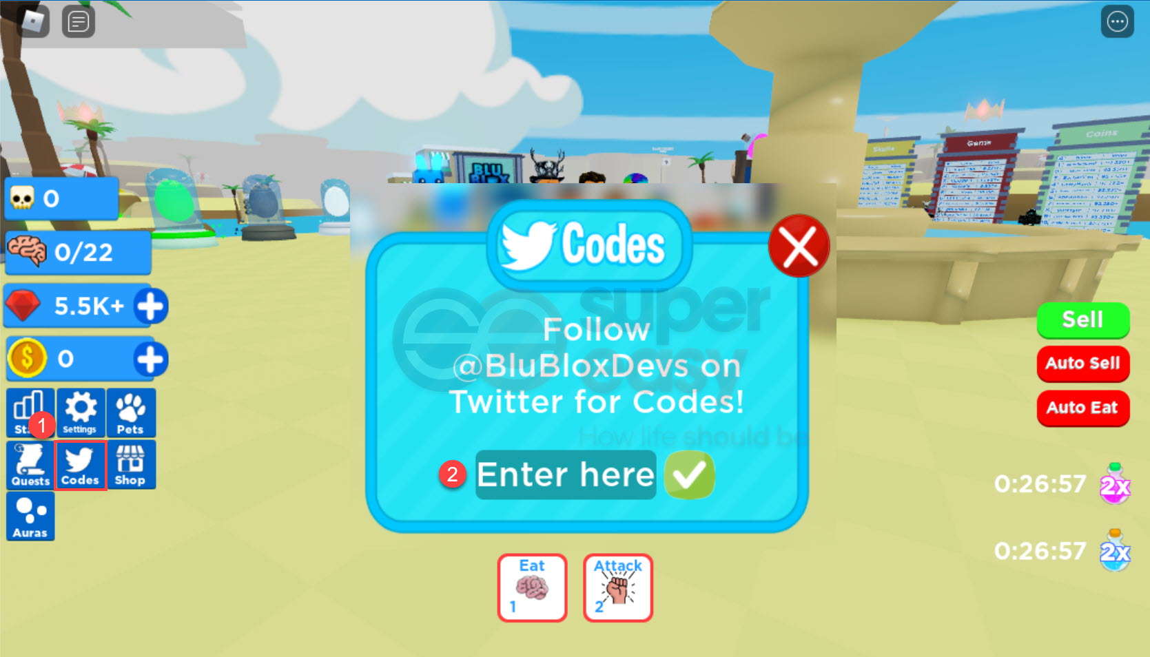 Codes For Zombie Simulator 2023