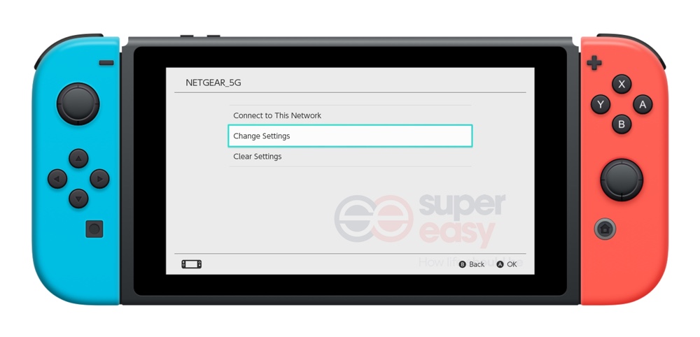 Change Internet settings Nintendo Switch