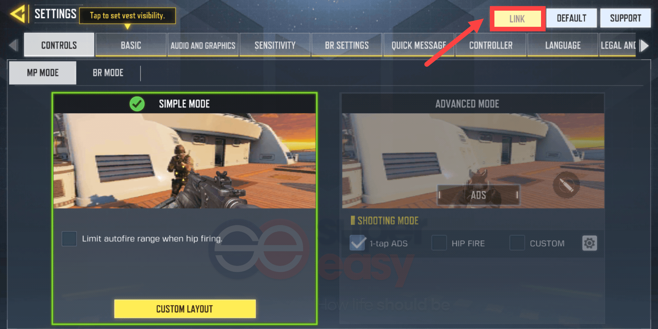how to link Facebook account to Call of Duty: Mobile