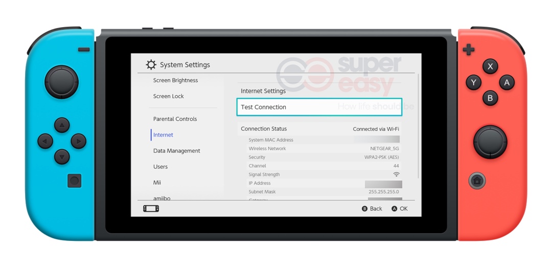 Nintendo Switch Test Connection