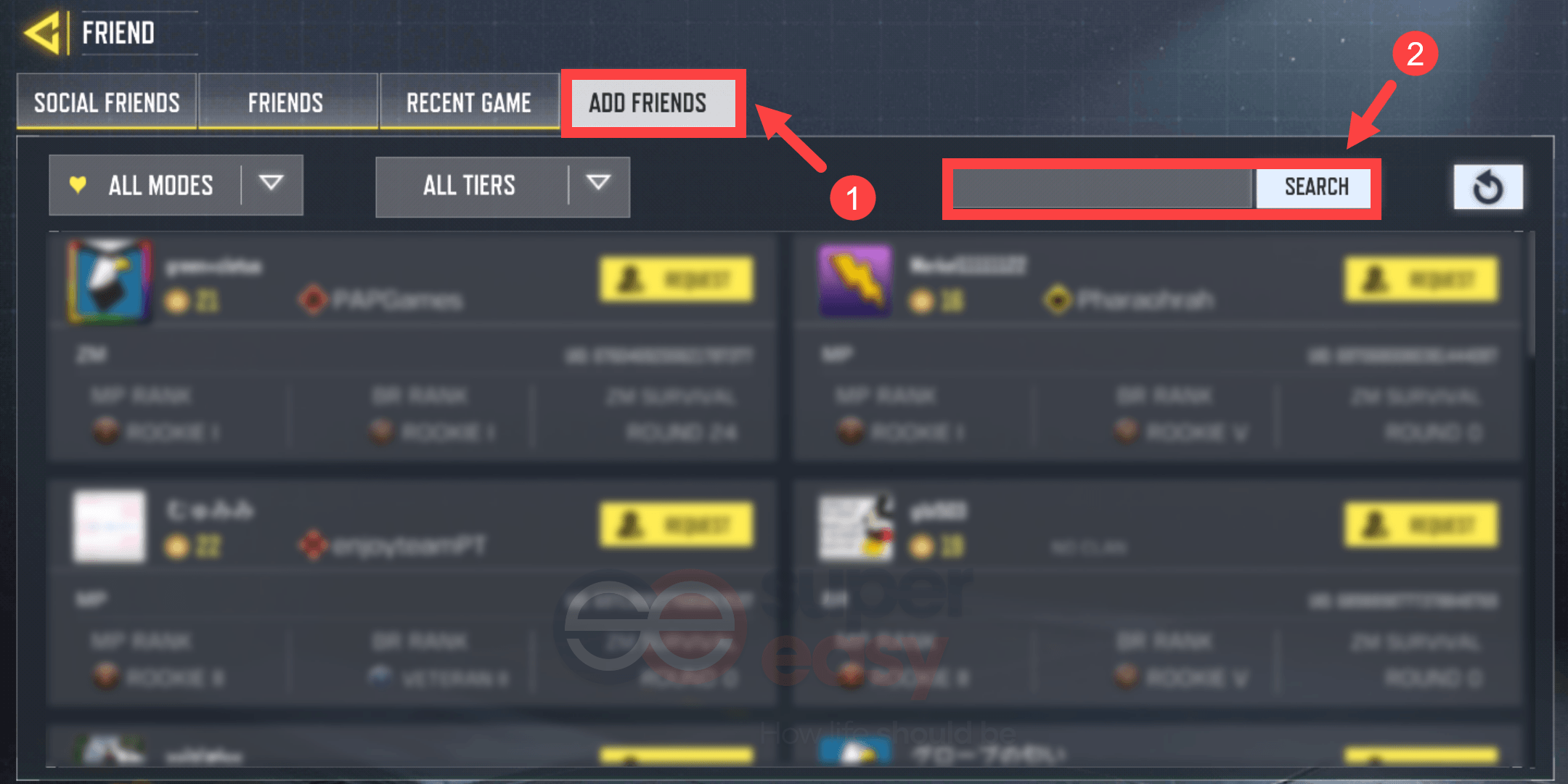 how to add friends on Call of Duty: Mobile