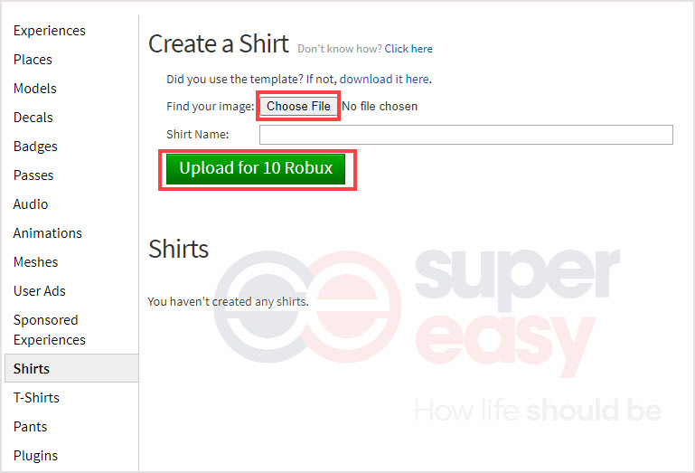 How To Make A Roblox Shirt - August 2021 - Super Easy