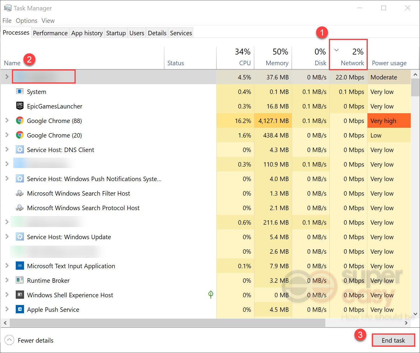 Close bandwidth-heavy apps and services