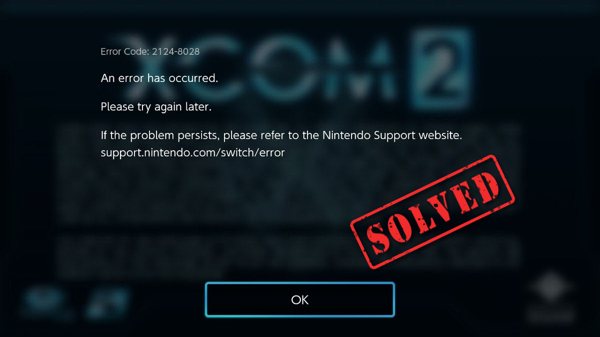 Nintendo switch error